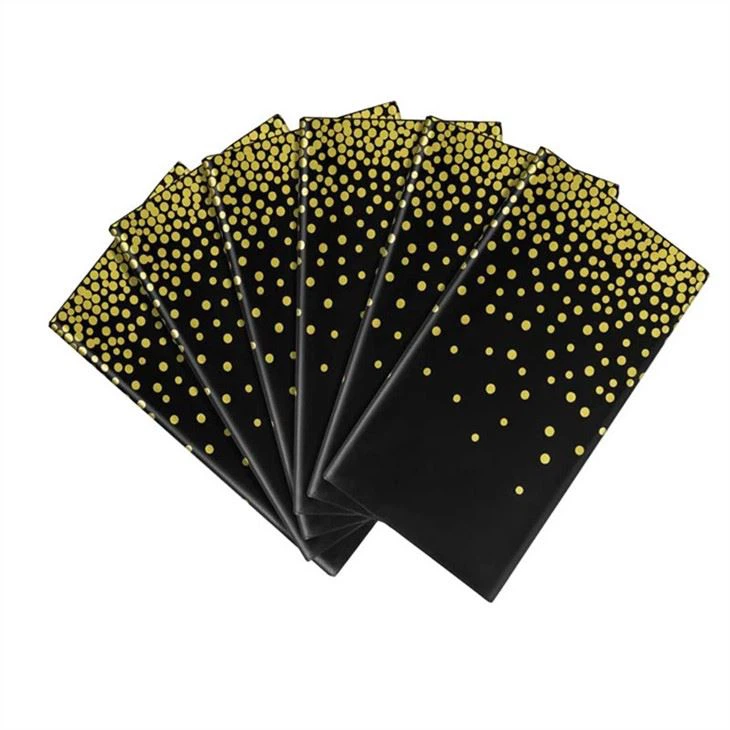 Black Plastic Party Table Cloth