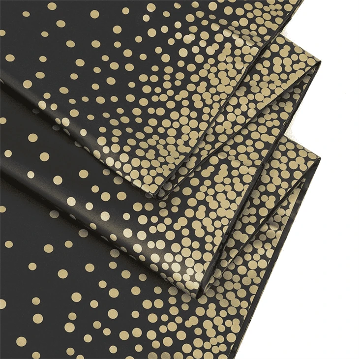 Luxury Plastic Water Repellent Table Cover Disposable Gold Dot Tablecloth